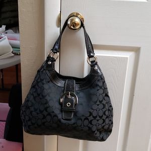 Coach black bag.